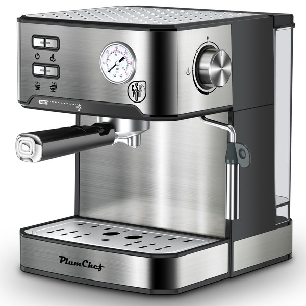 Geek Chef 20 Bar Professional Espresso Machine with Milk Frother Wayfair